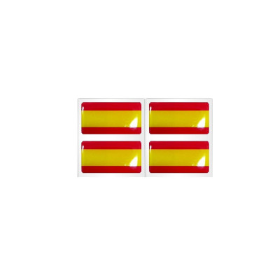 Pegatinas bandera España 6uds