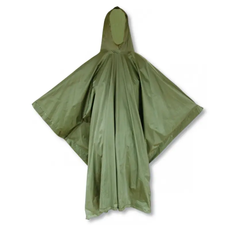 Poncho impermeable SHOKE verde militar