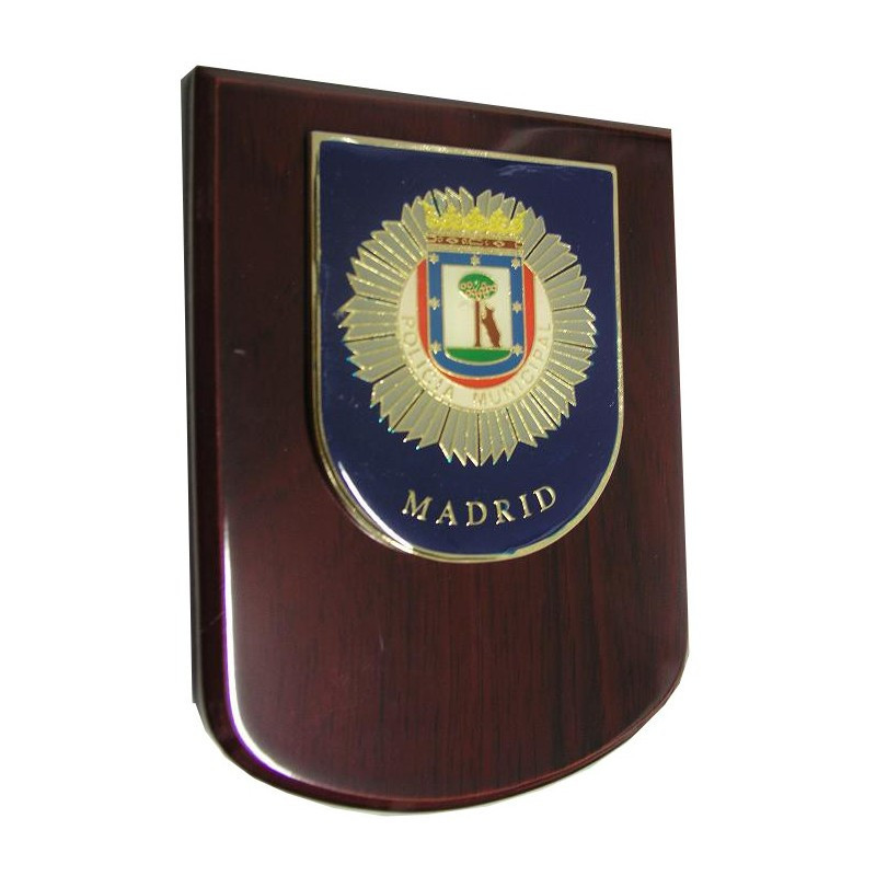 PLACA POLICIA MUNICIPAL DE MADRID