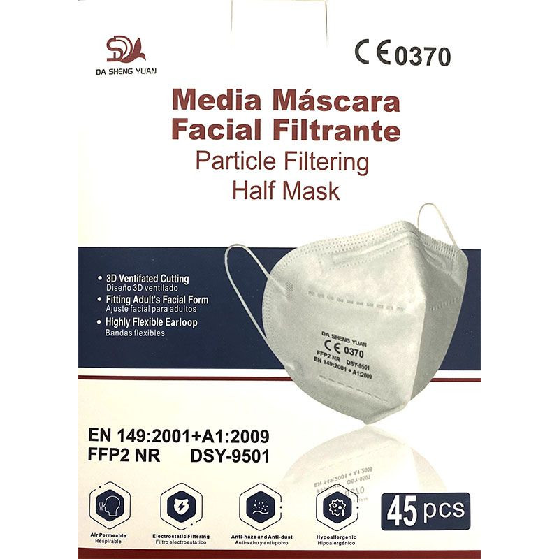 Mascarilla ffp2 certificado ce