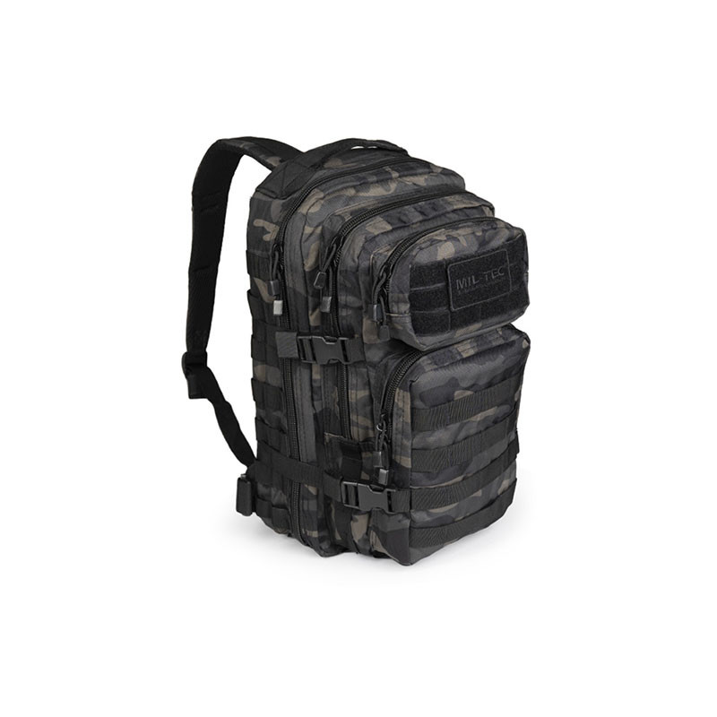 MOCHILA ASSAULT 20 LITROS MOLLE LASER CUT DARK CAMO