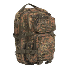 Mochilas Mil-Tec Us Assault 36 Litros Flecktarn Laser Cut