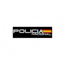 Parche chaleco antibalas Policía Nacional 8x2,5cm