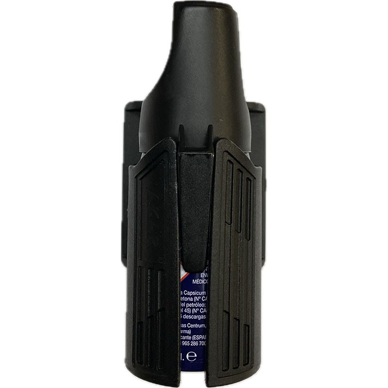 Funda Para Spray De Defensa Personal De 40 Ml - Color Negro, Cierre De Velcro