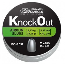 Balines JSB Knock Out Slugs 6,37mm