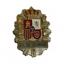 Placa Jefe de Seguridad