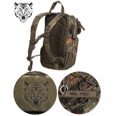 Mochila Mi-ltec US Assault Kids 14 litros flecktarn 1 Mochila Mi-ltec US Assault Kids 14 litros flecktarn 1