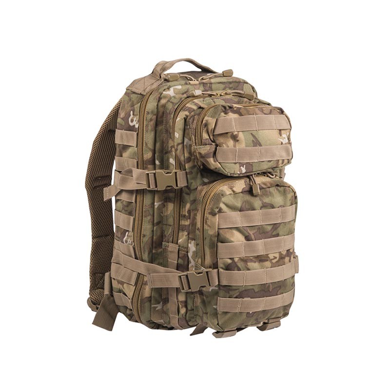 Mochila Mil-Tec Us Assault 20 Litros Woodland Arid Mochila Mil-Tec Us Assault 20 Litros Woodland Arid