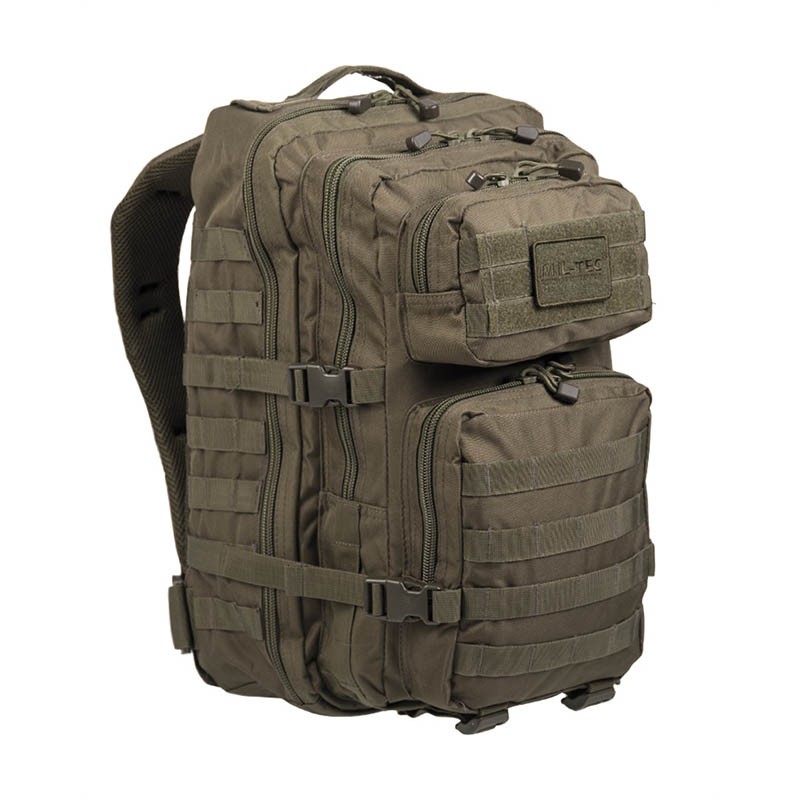 Mochila Mil-Tec Us Assault 36 Litros Verde Od
