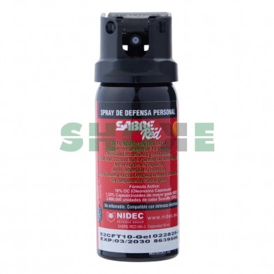 Spray de defensa personal Sabre Red gel MK-3 50ml
