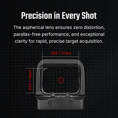 Visor de Punto Rojo Osight SE Pilas 6