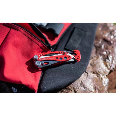 Multiusos Leatherman Skeletool RX Rescate Rojo 4