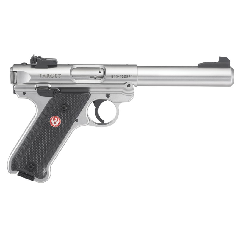 Pistola RUGER Mark IV Target 5.5" Inox. - 22 LR,