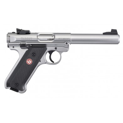 Pistola RUGER Mark IV Target 5.5" Inox. - 22 LR, 1