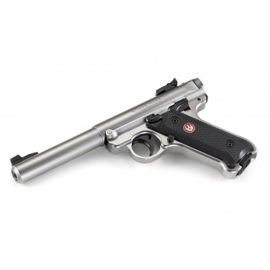 Pistola RUGER Mark IV Target 5.5" Inox. - 22 LR, 2