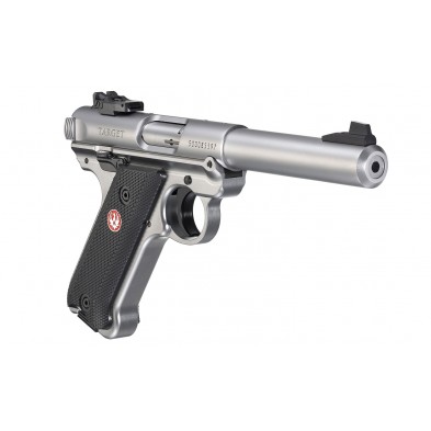 Pistola RUGER Mark IV Target 5.5" Inox. - 22 LR, 3