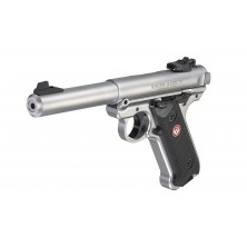 Pistola RUGER Mark IV Target 5.5" Inox. - 22 LR, 5
