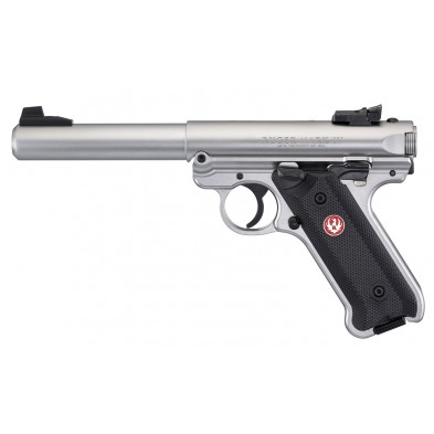 Pistola RUGER Mark IV Target 5.5" Inox. - 22 LR, 6