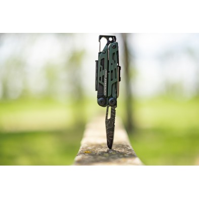 Navaja Multiusos Leatherman Signal Green Topo 5