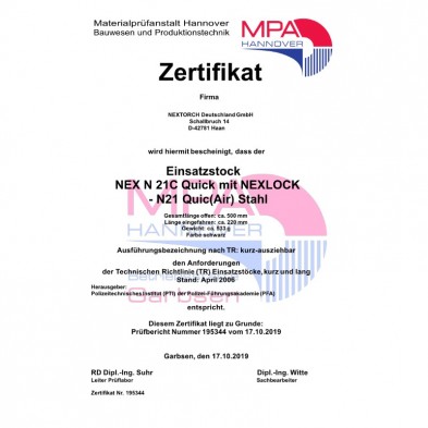 Defensa Extensible NEX BATON 21" Aligerada 15