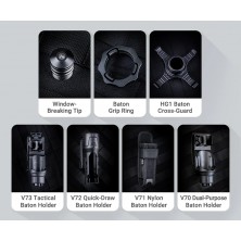 Defensa Extensible NEX BATON 21" Quicker Steel 13