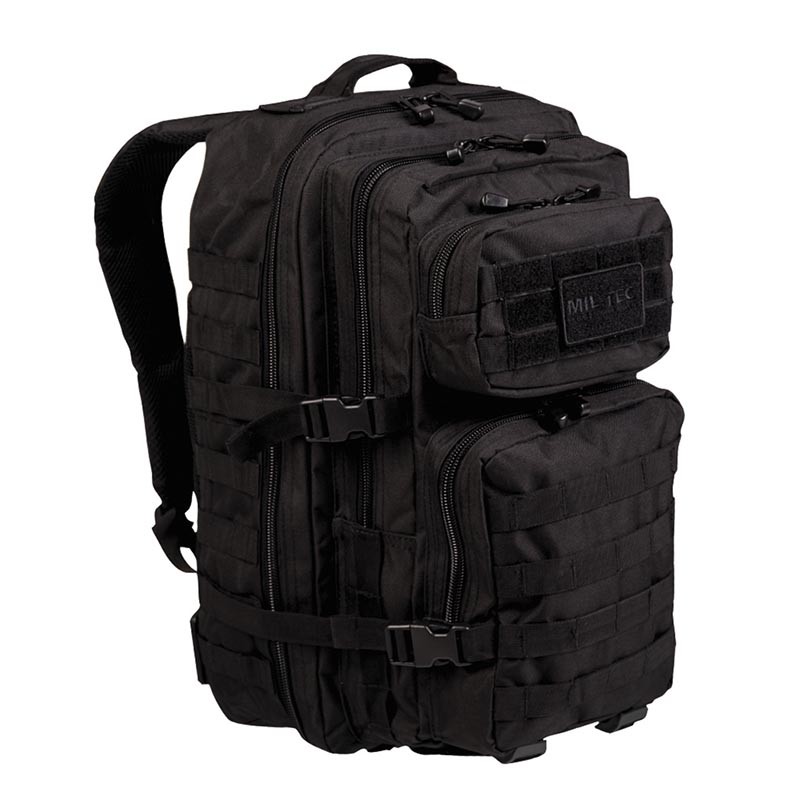 Mochilas Mil-Tec Us Assault 36 Litros Negra
