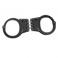 Grillete de bisagra negro con doble cierre