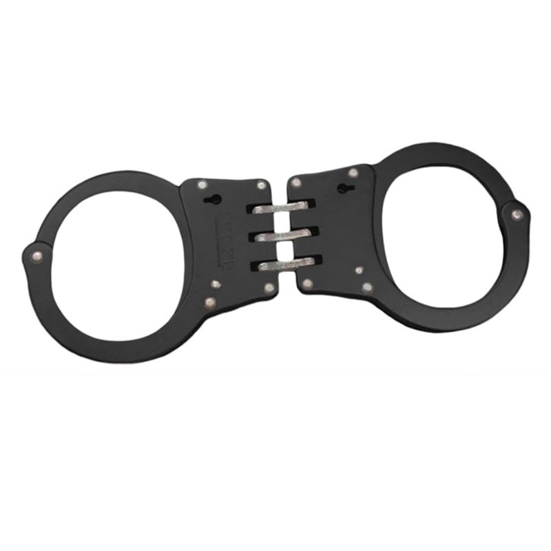 Grillete de bisagra negro con doble cierre