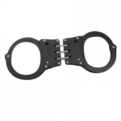 Grillete de bisagra negro con doble cierre