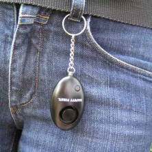 Botón de pánico con alarma y llavero 1