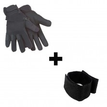 Guantes anticorte SHOKE neopreno Nivel 5 + portaguantes