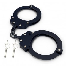 Grillete de cadena negro con doble cierre