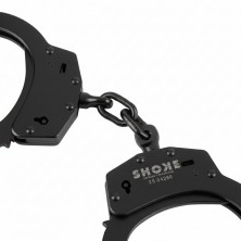 Grillete de cadena negro con doble cierre 7