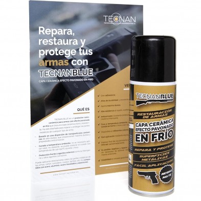 Pavonador de armas en frío Tecnan Blue nanocerámico 200ml 1