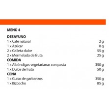 Menú 4 Ración de Emergencia MRE 24H OTAN (3600 kcal) 2