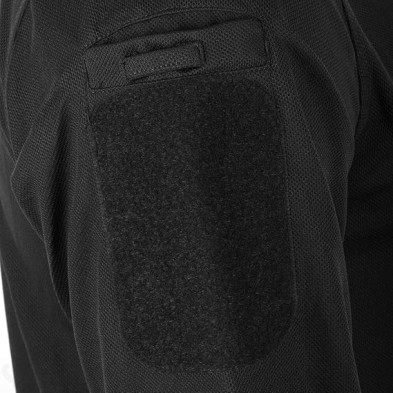 Polo táctico Mil-Tec Quick Dry Negro de Manga Larga 2