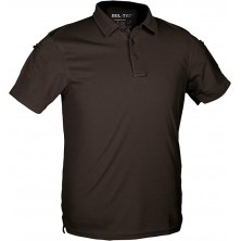Polo Mil-Tec Quick Dry Negro de Manga Corta 1