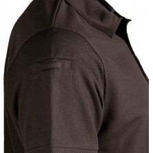 Polo Mil-Tec Quick Dry Negro de Manga Corta 4