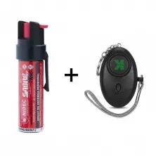 Pack Spray Defensa Sabre Red + Botón del Pánico