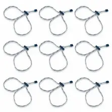 Pack 10 Grilletes de Lazo de Un Solo Uso sin Cortador