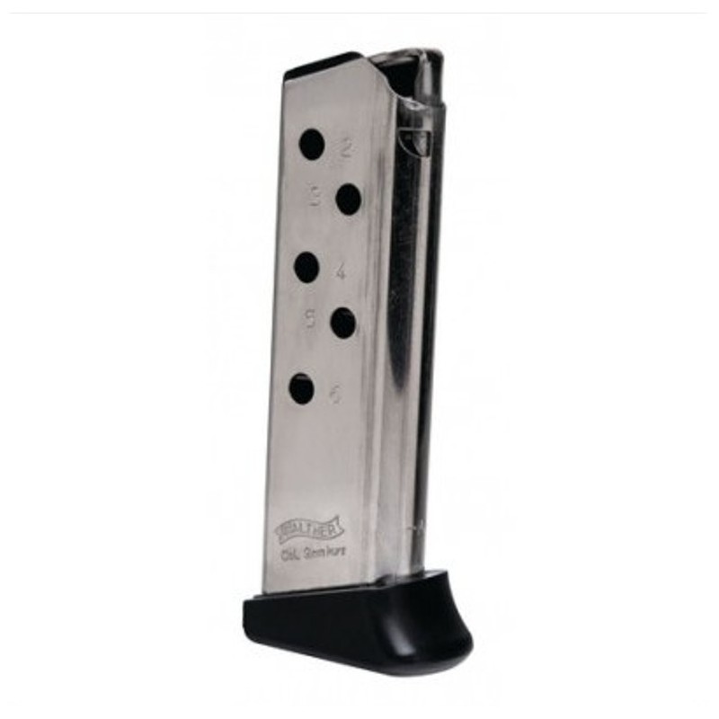 Cargador Mec-Gar pistola Walther PPK .380 6 tiros c/base