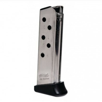 Cargador Mec-Gar pistola Walther PPK .380 6 tiros c/base