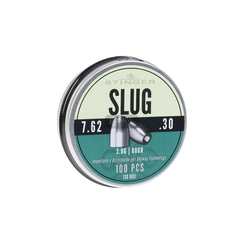 Balines Stinger Slug de 7,62 mm .30 (100 u)
