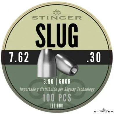 Balines Stinger Slug de 7,62 mm .30 (100 u) 1