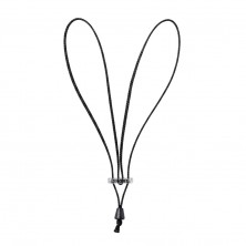 Grillete de Lazo de Un Solo Uso Negro Extralargo (+50%)