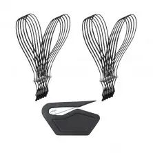 Pack 10 Grilletes de Lazo Negro Extralargo + Cortador
