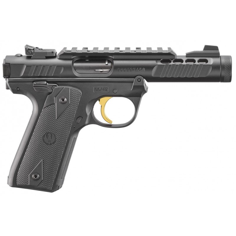 Pistola Ruger Mark IV Lite 22LR Rosca Black