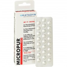 Pastillas Potabilizadoras de Agua Katadyn Micropur Forte 1T 50 Comprimidos (2x25)