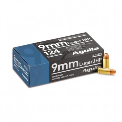Cartuchos Aguila 9mm 124gr 1