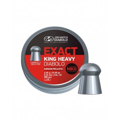 Balines JSB-EXACT King Heavy MKII CAL. 6.35MM (300 unidades) 1